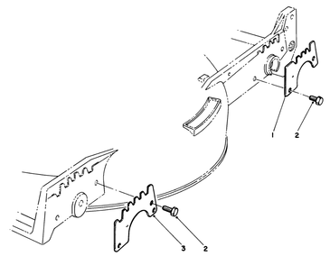 Wear Plate Kit No. 49-4080 (Optional) Diagram and Parts List for 20675 6000001 - 6999999 Toro Lawn Mower