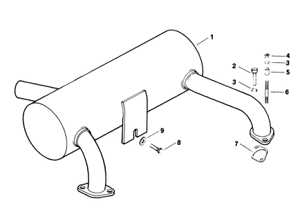 Exhaust-Engine Kohler Model No. M18qs-24657 (Continued) Diagram and Parts List for 30718 2000001 - 2999999 Toro Lawn Tractor