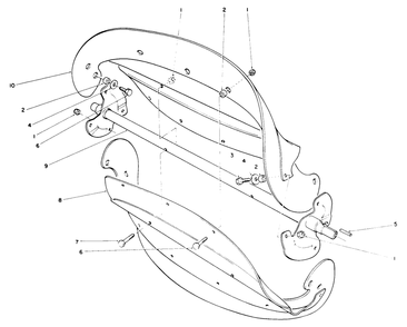 Rotor Assembly Diagram and Parts List for 38185 9000001 - 9999999 Toro Snow Blower