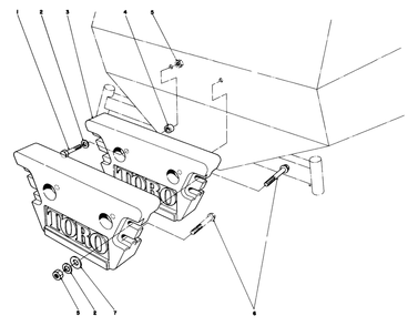 Rear Weight Kit Model No.24-5780 (Optional) Diagram and Parts List for 30775 100001 - 199999 Toro Lawn Tractor