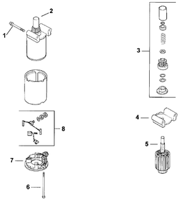 Part Location Diagram of 1227710 Toro Cap-Commutator