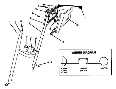 Handle Assembly Diagram and Parts List for 38310-3900001 4900001 & UP Toro Snow Blower