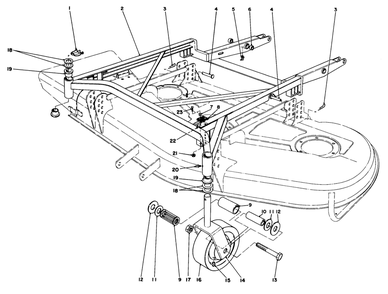 Cutting Unit Model No. 30555 (Continued) Diagram and Parts List for 30555 7000001 - 7999999 Toro Lawn Mower