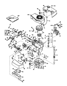 Engine Tecumseh Model No. Tnt 100-10049a Diagram and Parts List for 20575 8000001 - 8007500 Toro Lawn Mower