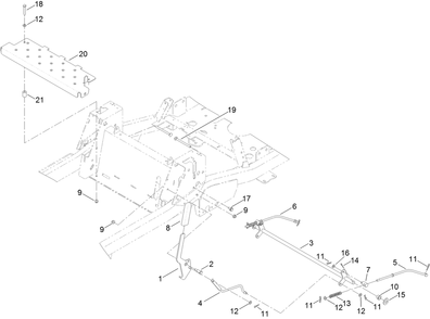 Part Location Diagram of 119-0718 Toro Spacer