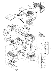 Engine Tecumseh Model No. Tnt 100-10100e Diagram and Parts List for 16165C 6000001 - 6999999 Toro Lawn Mower