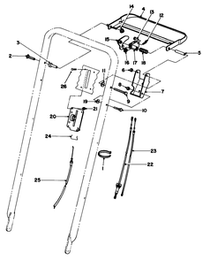 Traction Control Assembly Diagram and Parts List for 22151 2000001 - 2999999 Toro Lawn Mower
