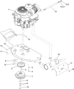 Part Location Diagram of 116-1103 Toro SCREW-HH, THREAD FORMING