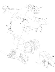 Hot Oil Shuttle Kit Assembly Diagram and Parts List for 139-2475  Toro Lawn Tractor Accessories