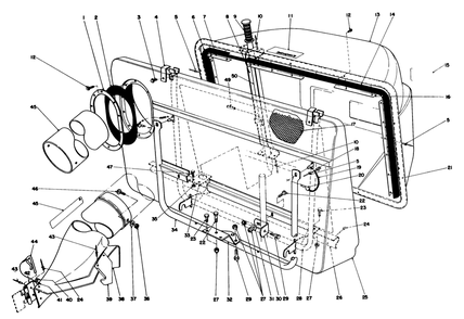 Easy-Empty Grass Catcher Model 59111 (Optional) Diagram and Parts List for 56155 4000001 - 4999999 Toro Lawn Tractor