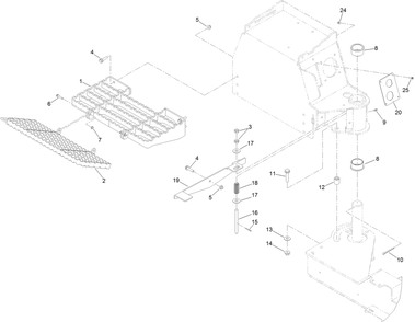 Part Location Diagram of 93-4665 Toro Bushing-Flange