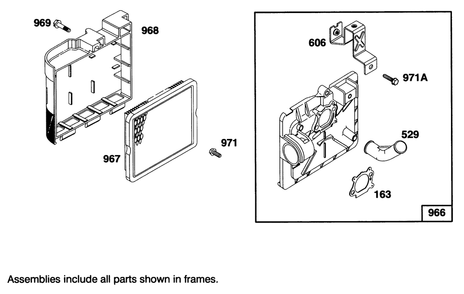 Engine Briggs & Stratton Model 127802-0513-21 Diagram and Parts List for 20801B 4900001 - 4999999 Toro Lawn Mower