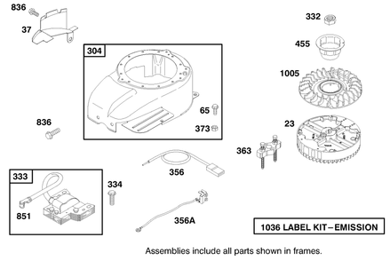 Engine Gts-200 Diagram and Parts List for 26638 9900001 - 9999999 Toro Lawn Mower