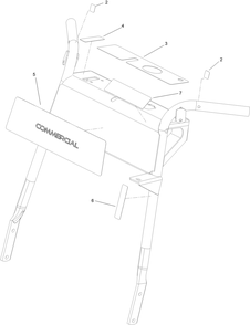 Control Panel Decal Assembly Diagram and Parts List for 31914 405300000-410299999 Toro Lawn Mower