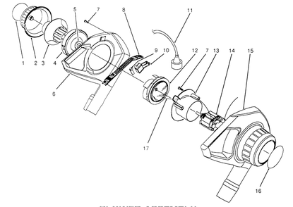 Part Location Diagram of 73-4050 Toro DISCONTINUED
