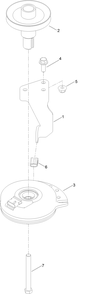 Clutch Assembly Diagram and Parts List for 74692 400000000 - 999999999 Toro Lawn Tractor