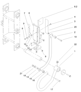 Part Location Diagram of 256-287 Toro Bushing-Flange