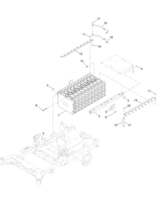 Battery Assembly Diagram and Parts List for 18765TE 400000000 - 414589899 Toro Lawn Tractor