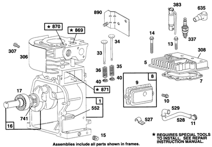 Part Location Diagram of 224738 Toro Cover-Cylinder