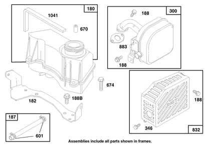 Engine Gts 150 Diagram and Parts List for 26633B 6900001 - 6999999 Toro Lawn Mower