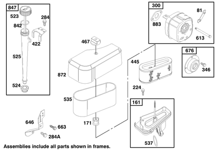 Engine Briggs & Stratton Model 195707-0421-E1 Diagram and Parts List for 70044 9900001 - 9999999 Toro Lawn Tractor