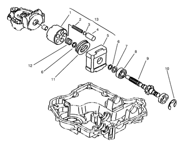 Motor Shaft Diagram and Parts List for 72110 8900600 - 8999999 Toro Lawn Tractor