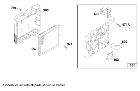 Engine Briggs & Stratton Model 12f802-1750-A1 Diagram and Parts List for 20445 7900001 - 7999999 Toro Lawn Mower