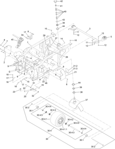 Part Location Diagram of 126-9882 Toro Cap-Grease