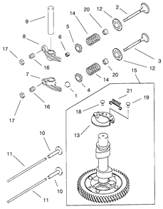 Part Location Diagram of 49078-2076 Toro Spring-Engine Valve