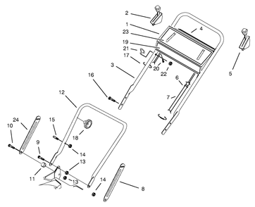 Part Location Diagram of 92-2278 Toro DISCONTINUED