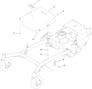 Hood Assembly Diagram and Parts List for 44430 406914110-406914137 Toro Lawn Mower