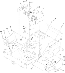 Ce Conversion Assembly No. 135-7423 Diagram and Parts List for 135-7423  Toro Aerator