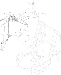 Wire Harness, Temperature Sensor  And Shield Assembly Diagram and Parts List for 22342HD 402000000 - 404696699 Toro Lawn Tractor Accessories