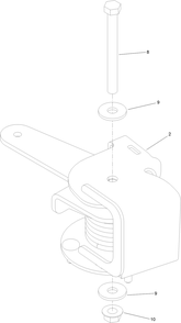 Part Location Diagram of 136-7393 Toro Pivot-Idler