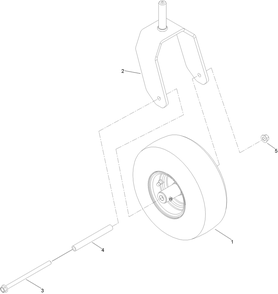Caster Assembly Diagram and Parts List for 74480 400000000-999999999 Toro Lawn Tractor