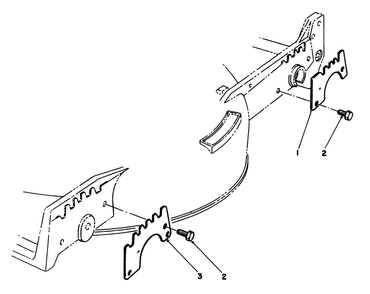 Wear Plate Kit No. 49-4080 (Optional) Diagram and Parts List for 20627C 7000001 - 7999999 Toro Lawn Mower