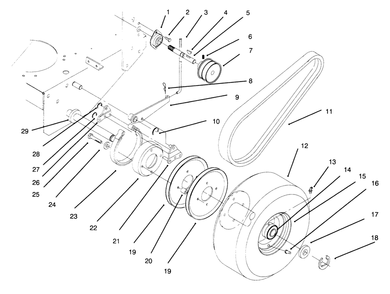 Part Location Diagram of 31-111 Toro Tire