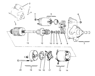 Starting System Kohler Engine Cv16s-Ps61514 Diagram and Parts List for 72084 6900001 - 6999999 Toro Lawn Tractor
