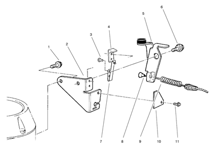 Brake Assembly Diagram and Parts List for 22031 9900001 - 9999999 Toro Lawn Mower