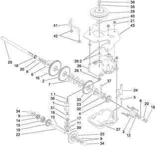 Part Location Diagram of 74-1920 Toro DISCONTINUED
