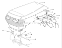 Sheet Metal And Covers Diagram and Parts List for B1-16O801 1988 Toro Lawn Tractor