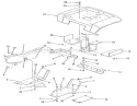 Page S Diagram and Parts List for B1-16O801 1988 Toro Lawn Tractor