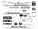 Decals Diagram and Parts List for B1-16O801 1988 Toro Lawn Tractor
