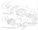 Wheels And Tires Diagram and Parts List for B1-16O801 1988 Toro Lawn Tractor