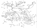 Electrical System Diagram and Parts List for B1-16O801 1988 Toro Lawn Tractor