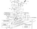 Hydraulic System Diagram and Parts List for E1-18OE01 1988 Toro Lawn Tractor