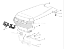 Sheet Metal And Covers Diagram and Parts List for E1-18OE01 1988 Toro Lawn Tractor