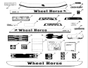 Decals Diagram and Parts List for E1-18OE01 1988 Toro Lawn Tractor