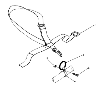 Deluxe Shoulder/Belt Harness (Optional) Diagram and Parts List for 51641 7000001 - 7999999 Toro Trimmer