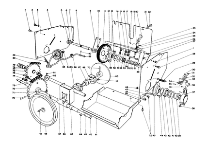 Traction Assembly Diagram and Parts List for 31260 200001 - 299999 Toro Snow Blower